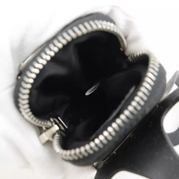 PRADA Smartphone holder with pouch Smartphone case 1ZT016 2DMJ NERO black ... - Picture 8 of 11